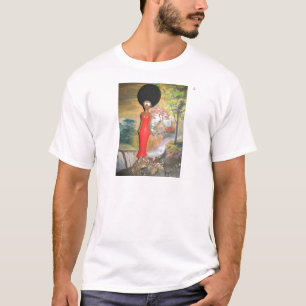 T-shirt Afro Glam : Une beauté intemporelle