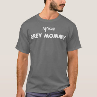 T-shirt Afro-gris maman Birds