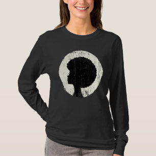 T-shirt Afro Natural Hair Pride Art Black Women Fière