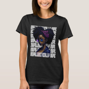 T-shirt Afro Queen sans apologisme Dope Noir Histoire lun