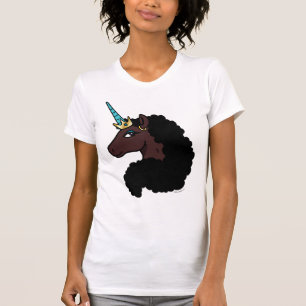 T-shirt Afro Unicorn Magique