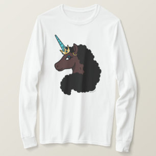 T-shirt Afro Unicorn   Magique