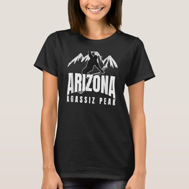 T-shirt Agassiz Peak Arizona Ski nordique Classy & Cool A (Devant)