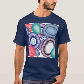 T-shirt Agate Geode Slices Neck Gaiter