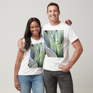 T-shirt Agave Plante Succulent Bleu Cactus Tequila Désert