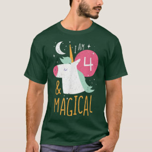 T-shirt Âge 4 ans mignonne animal naissance mignonne magiq