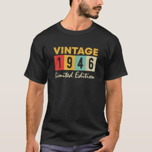 T-shirt Âgé de 80 ans Né en 1946 80 ans Présent
