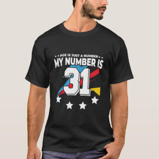T-shirt Age Is Just Number Sports 31