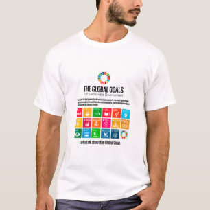 T-shirt Agenda 2030 pour les objectifs du Millénaire pour