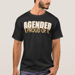 T-shirt Agender Et Fier De Cela Identité De Genre