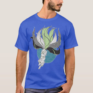 T-shirt Agender Pride Kitsune