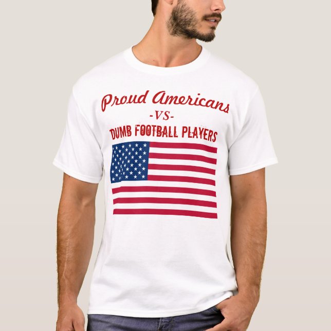 T-shirt Agenouillement fier de lâches de support (Devant)