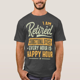 T-shirt Agent correctionnel Cadeaux à la retraite