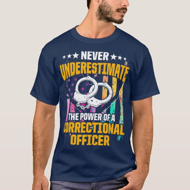 T-shirt Agent correctionnel Corrections habilitantes CO _4 (Devant)