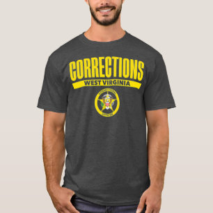 T-shirt Agent correctionnel de Virginie-Occidentale Gray m