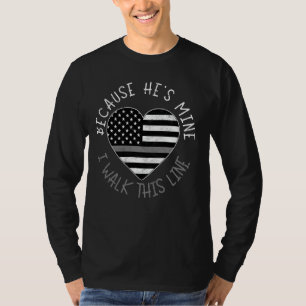 T-shirt Agent correctionnel Girlfriend Femme Heart America