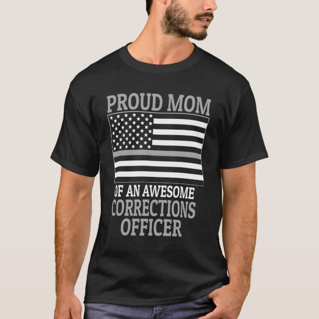 T-shirt Agent correctionnel Maman Cadeau (Devant)