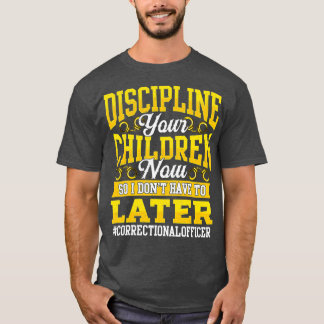 T-shirt Agent correctionnel Police Cadeaux uniformes