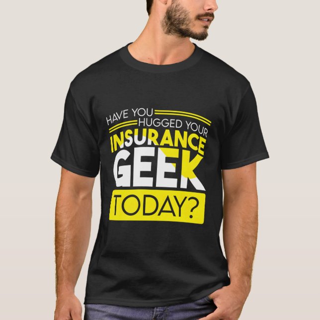 T-shirt Agent d'assurance pour courtier d'assurance vente (Devant)