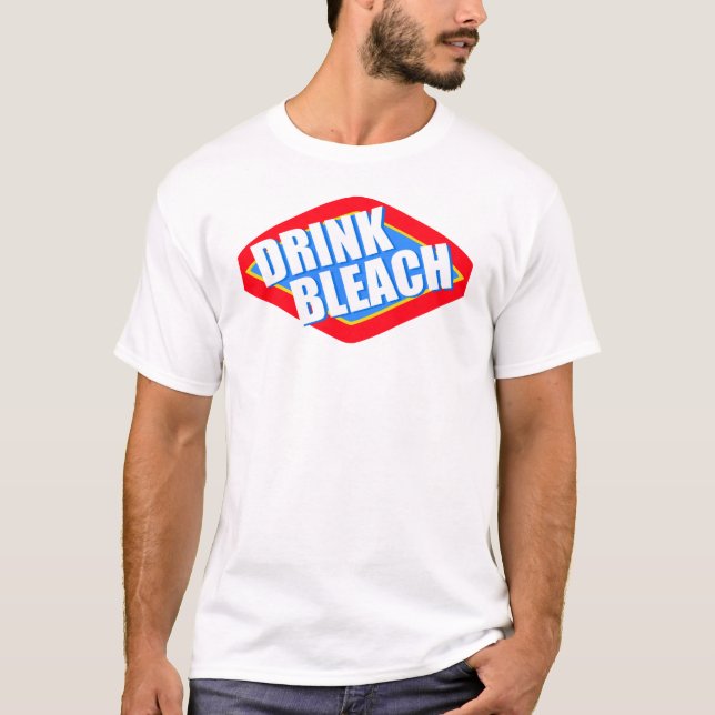 T-shirt Agent de blanchiment de boissons (Devant)
