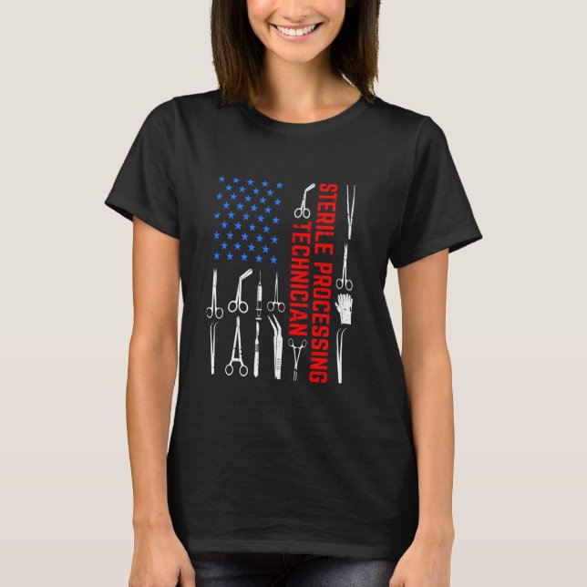 T-shirt Agent de certification du technicien de traitement (Devant)
