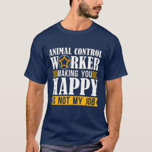 T-shirt Agent de contrôle des animaux Agent de sauvetage d