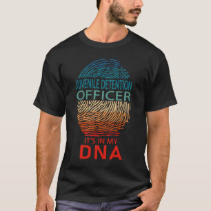 T-shirt Agent de détention pour mineurs C'est dans mon ADN