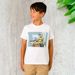 T-shirt Agent de police moto Droit pénal