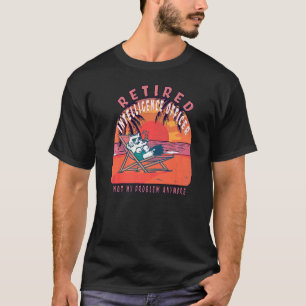 T-shirt Agent de renseignement retraité Retraite Vintage