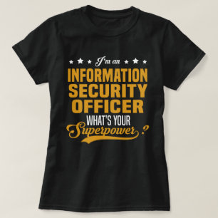 T-shirt Agent de sécurité de l'information