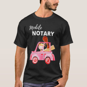T-shirt Agent de signature de notaire public de notaire mo