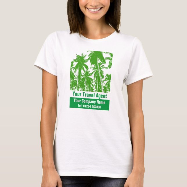 T-shirt Agent de voyage à personnaliser (Devant)