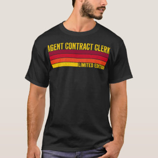 T-shirt Agent du commis aux contrats