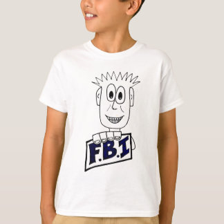 T-shirt Agent du FBI de bande dessinée