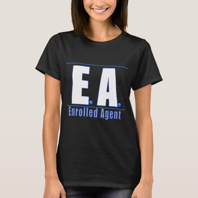 T-SHIRT AGENT ENROULÉ EA LOGO1 (Devant)