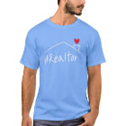 T-shirt agent immobilier amusant Hastag Realtor