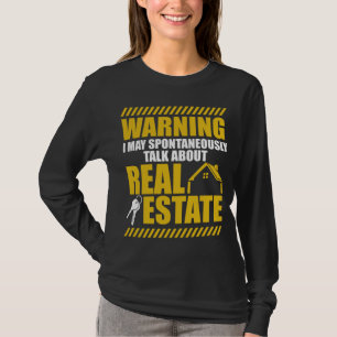 T-shirt Agent immobilier Humour courtier investisseur Humo