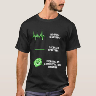 T-shirt Ager d'administration du collaborateur d'administr