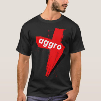 T-shirt Aggro Aggravation Agressive Comportement Mots Qui 