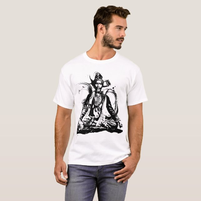 T-shirt Aghori Sadhu Ohm (Devant entier)