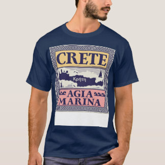 T-shirt Agia Marina Crète Grèce