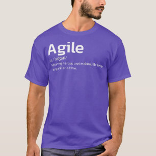 T-shirt Agile delivering values and making life better