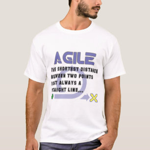 T-shirt Agile - la distance la plus courte