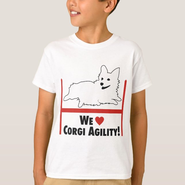 T-shirt Agilité de corgi (Devant)
