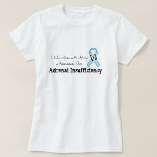 T-shirt Agissez la chemise adrénale d'insuffisance