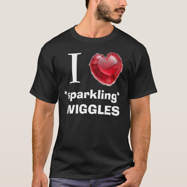 T-shirt agitations de scintillement (Devant)