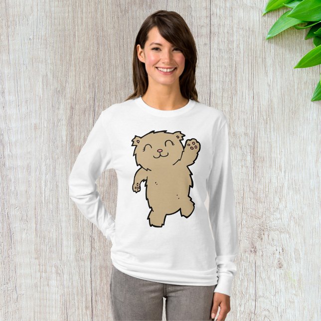 T-shirt Agiter Adorable Ours Souriant (Créateur téléchargé)