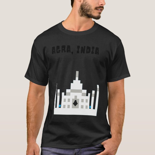 T-shirt Agra, Inde le beau Taj Mahal (Devant)