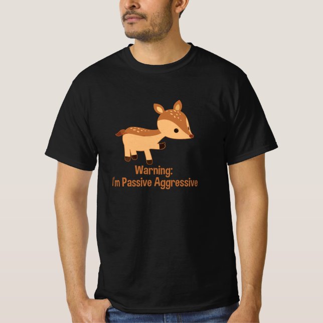 T-shirt Agressive passive (Devant)