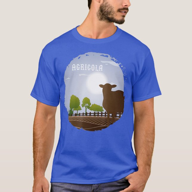 T-shirt Agricola Board Jeu Conception Tablette Jeu (Devant)